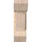 Ekena Millwork Traditional Slat Smooth Bracket w/ Offset Brace, Douglas Fir, 7 1/2"W x 20"D x 24"H BKT0806X20X24TRA06SDF - alternate 4